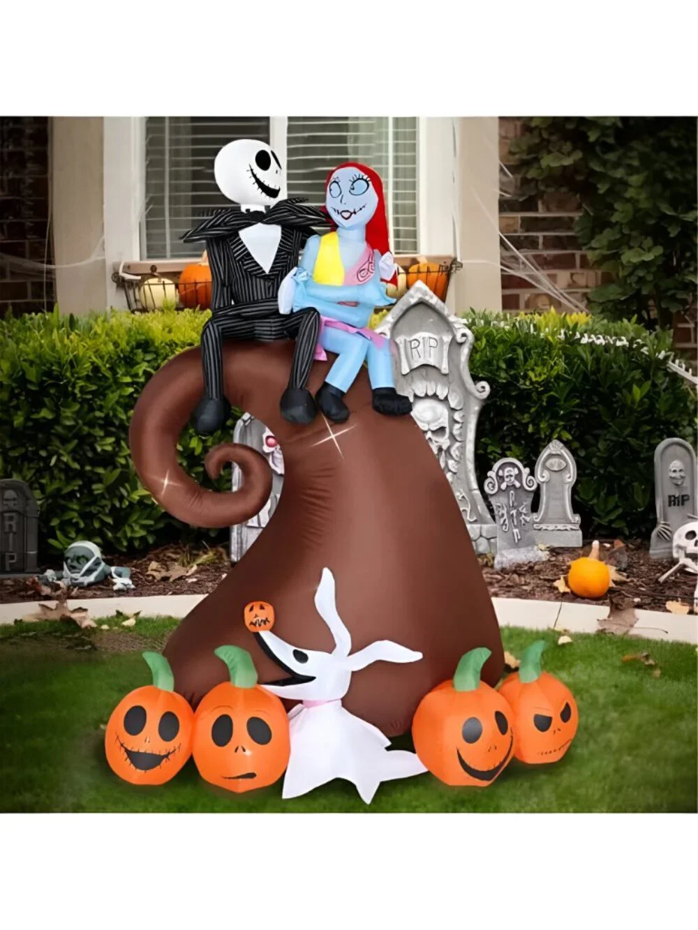 6 Ft Inflatable Halloween Outdoor Yard Decoration - Halloween Hill Skeleton